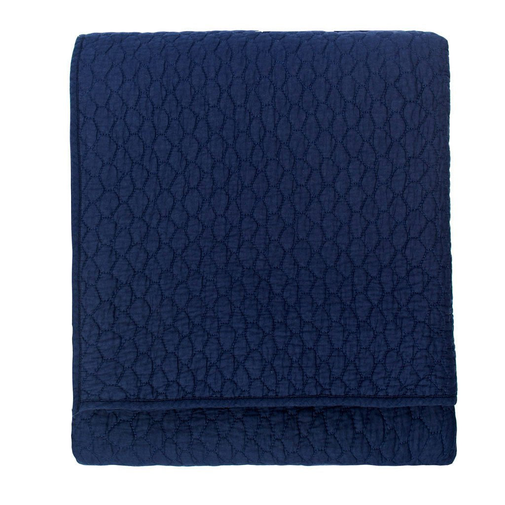 Navy Blue Cloud Quilt