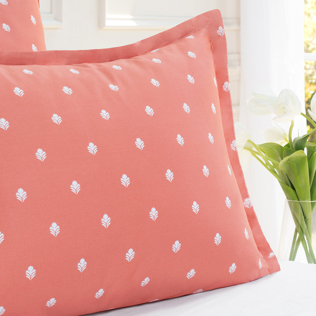 The Flora Coral Comforter