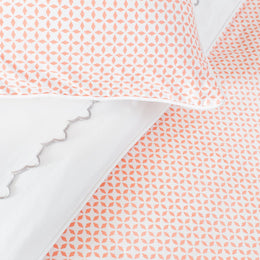 Coral Morning Glory Flat Sheet
