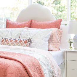 Coral Chevron Quilt