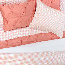 Coral Morning Glory Flat Sheet