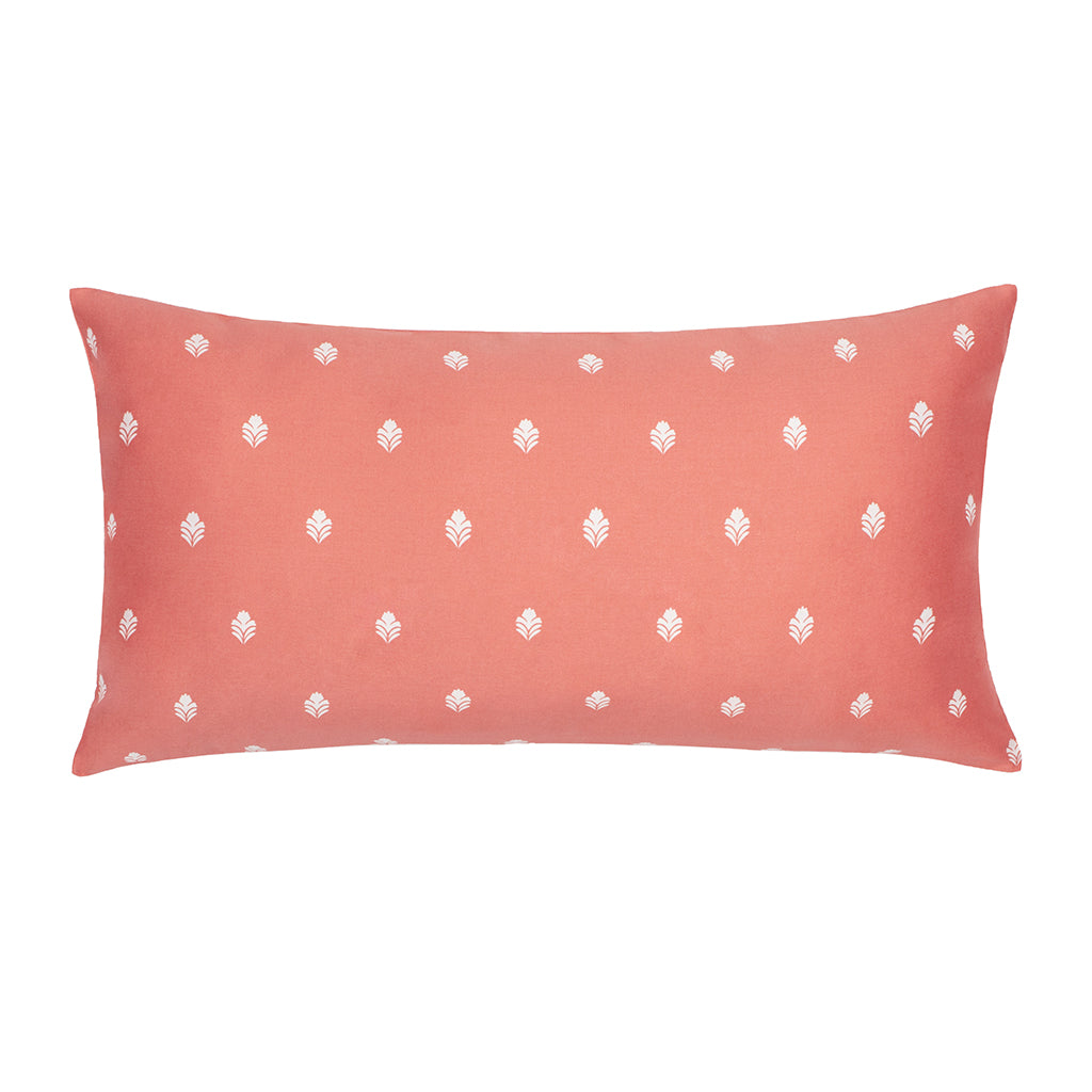 The Coral Flora Throw Pillow