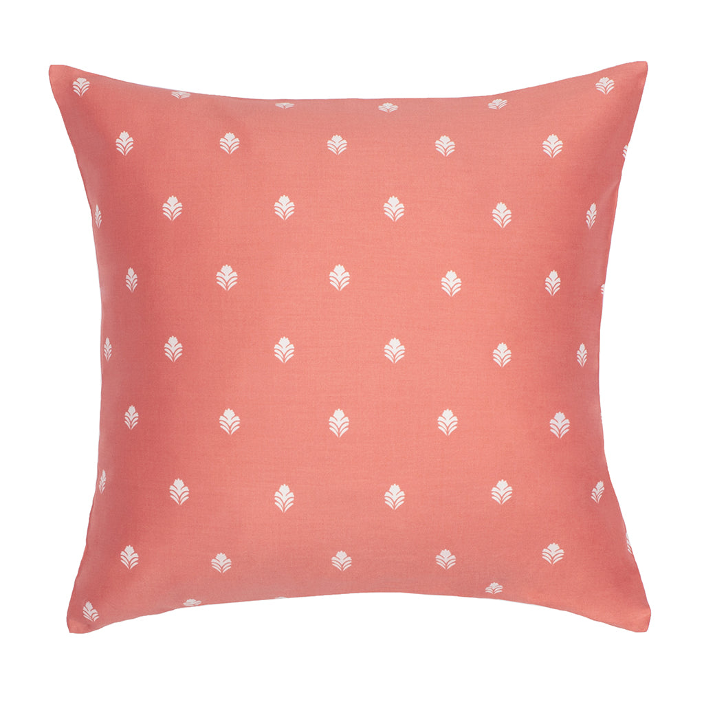 The Coral Flora Throw Pillow