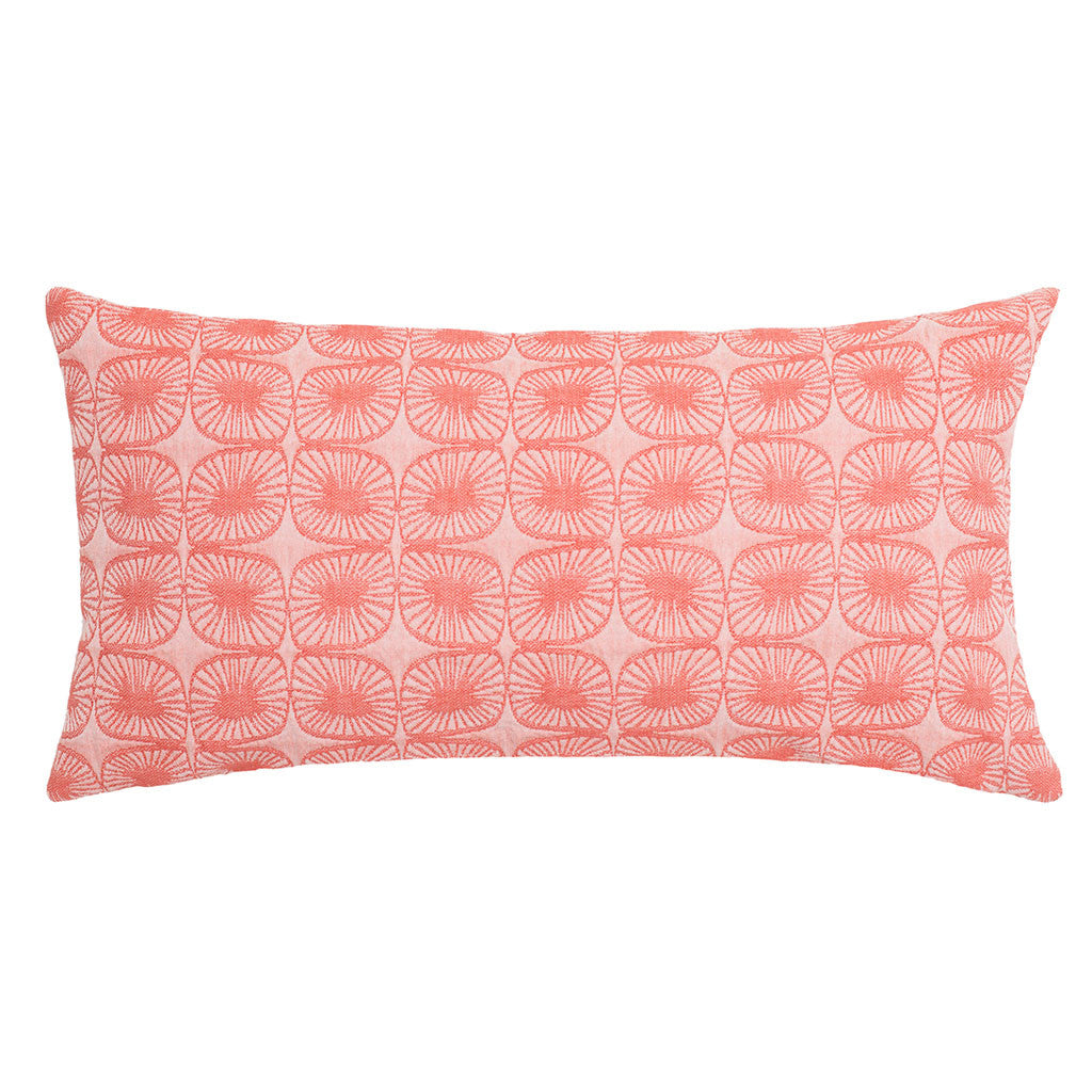 Bedroom inspiration and bedding decor | Coral Water Lily Throw Pillow Duvet Cover | Crane and Canopy