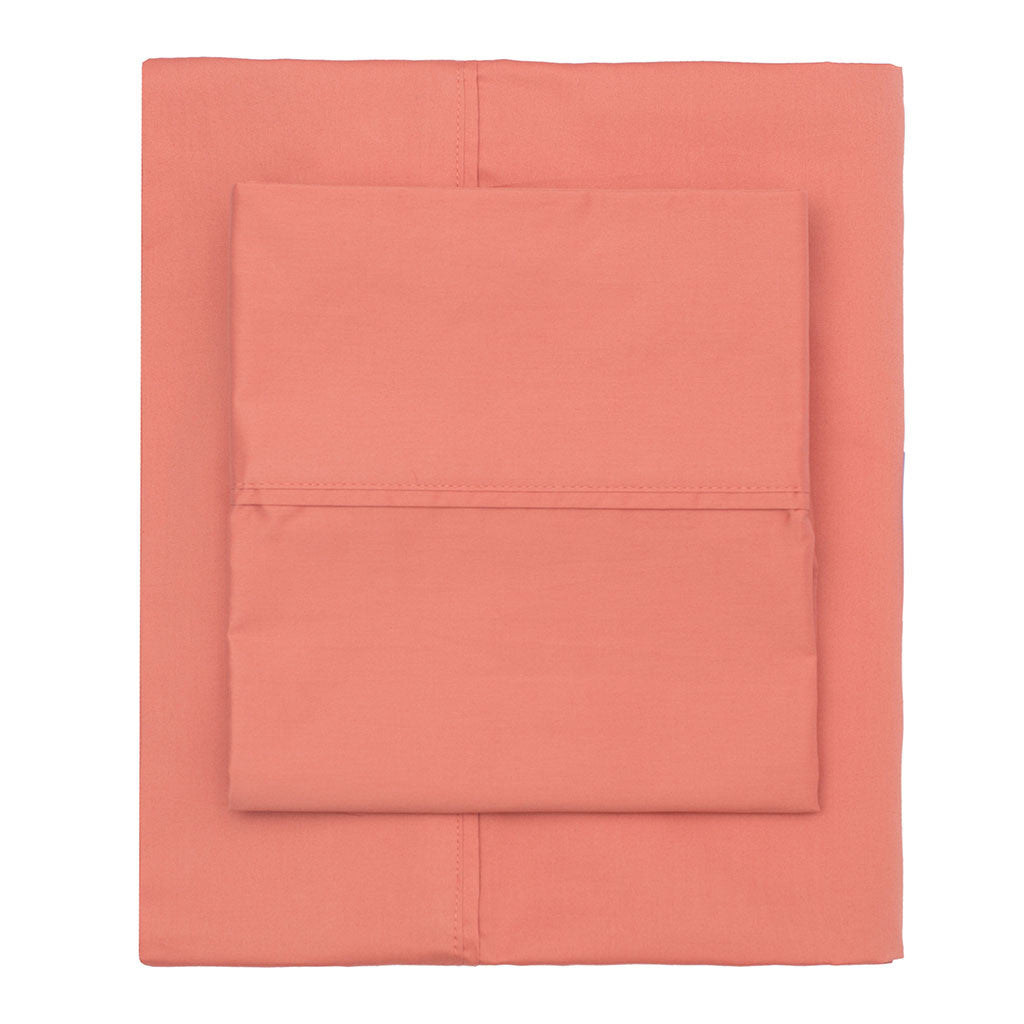 Bedroom inspiration and bedding decor | Coral 400 Thread Count Fitted Sheets | Crane and Canopy
