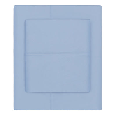 Cornflower Blue 400 Thread Count Sheet Set (Fitted, Flat, & Pillow Cases)
