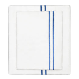 The Ocean Blue Lines Embroidered Sheet Set