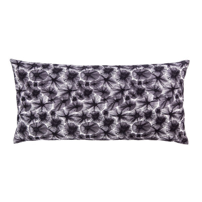 Dark Purple Starburst Throw Pillow