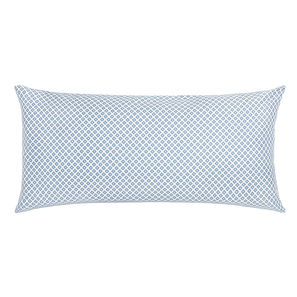 Bedroom inspiration and bedding decor | French Blue Diamonds Throw Pillow Duvet Cover | Crane and Canopy