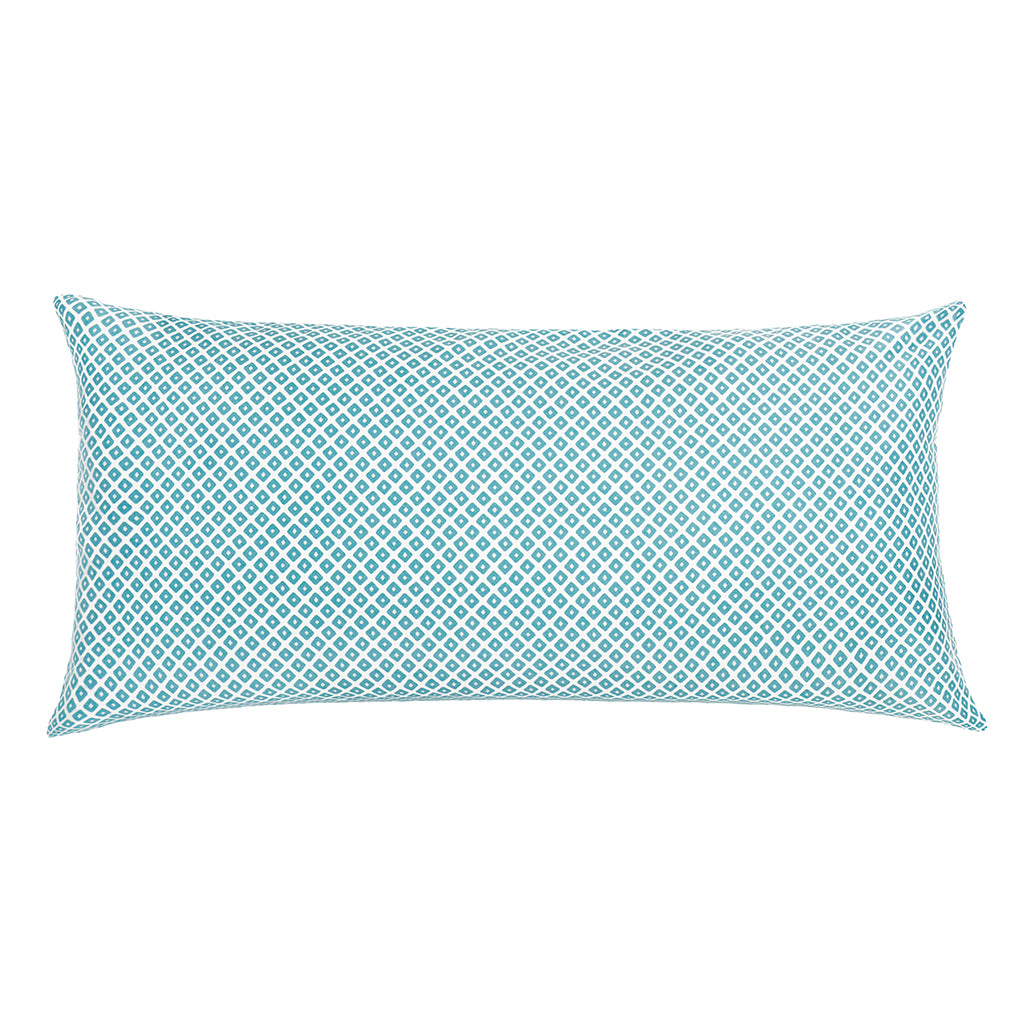 Bedroom inspiration and bedding decor | Turquoise Diamonds Throw Pillow Duvet Cover | Crane and Canopy