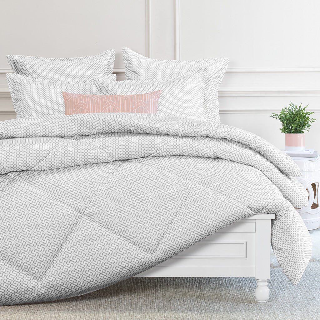 Bedroom inspiration and bedding decor | Ellis Grey Comforter Duvet Cover | Crane and Canopy