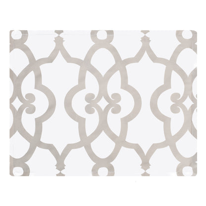 Dove Grey Florentine Sham Pair