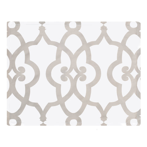 Dove Grey Florentine Sham Pair