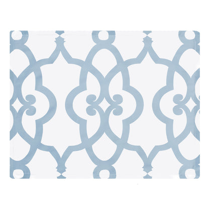French Blue Florentine Sham Pair