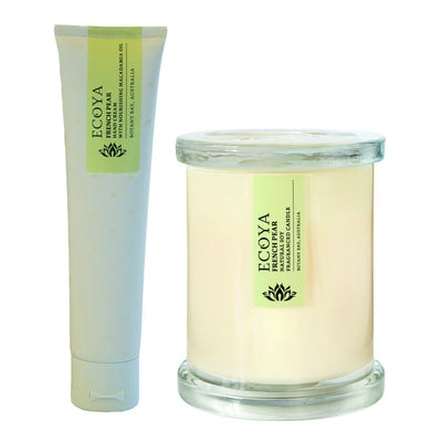 French Pear Soy Candle & Lotion Set