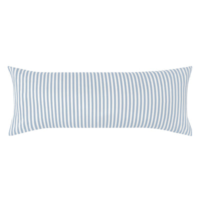 The French Blue Striped Extra Long Throw Pillow