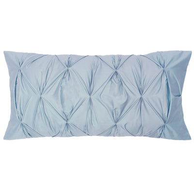 French Blue Pintuck Throw Pillow