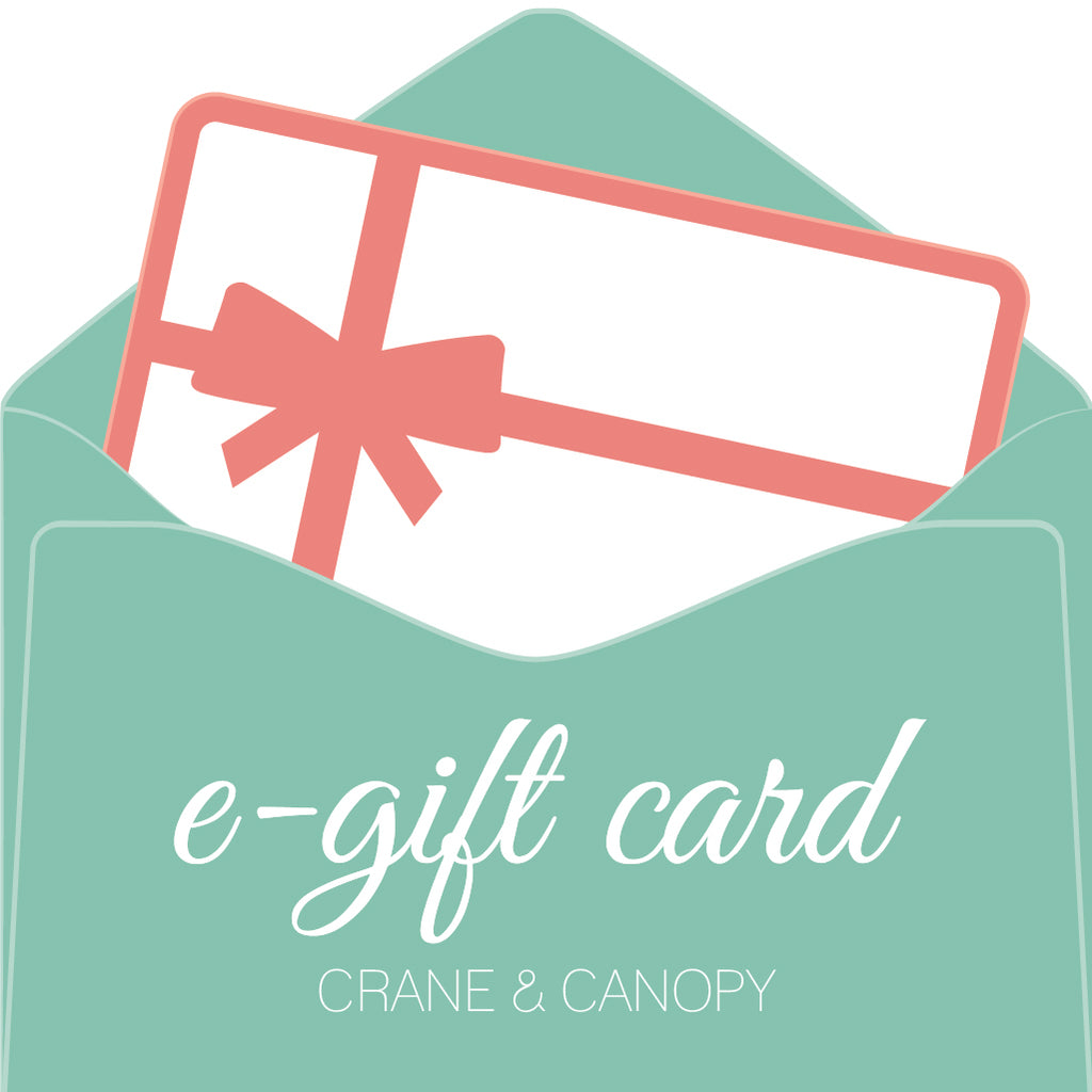 Bedroom inspiration and bedding decor | Electronic Gift Card | Crane and Canopy