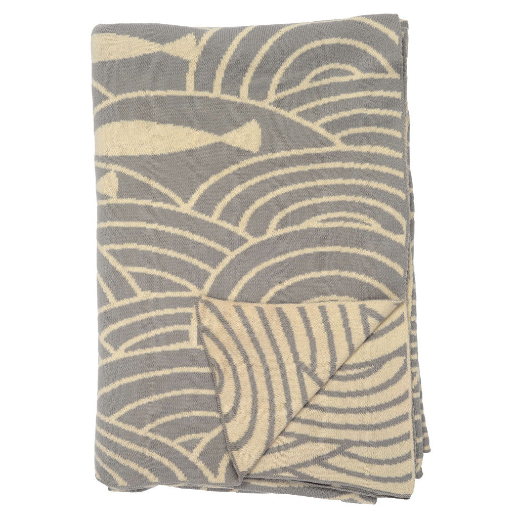 Bedroom inspiration and bedding decor | Grey By the Sea Reversible Patterned Throw Duvet Cover | Crane and Canopy