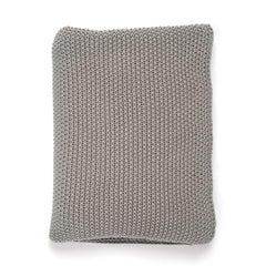 Grey Knotted Throw | Crane & Canopy