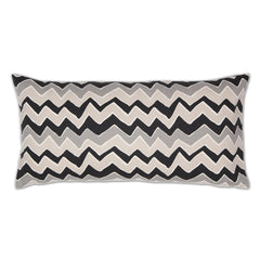 The Gray and White Chevrons Throw Pillow | Crane & Canopy