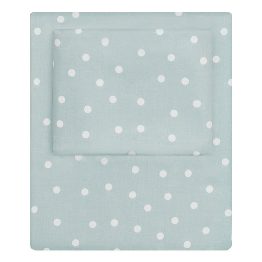 Porcelain Green Polka Dots Pillowcase Pair