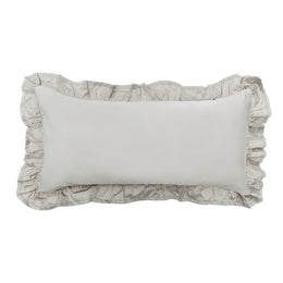Oyster Grey Vienna Throw Pillow