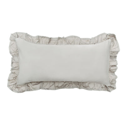 Oyster Grey Vienna Throw Pillow