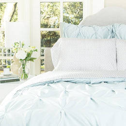 Grey Morning Glory Sheet Set 2 (Fitted & Pillow Cases)