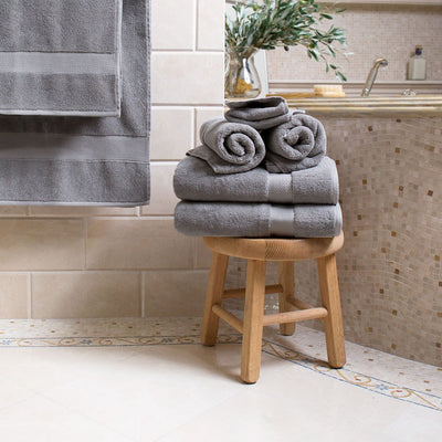 Classic Grey Towel Resort Bundle (4 Wash + 4 Hand + 4 Bath Towels + 2 Bath Sheets)