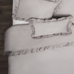 Oyster Grey Vienna Duvet Cover