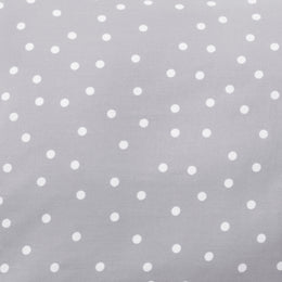 Grey Polka Dots Fitted Sheet