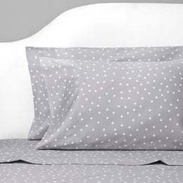 The Grey Polka Dots Sheet Set