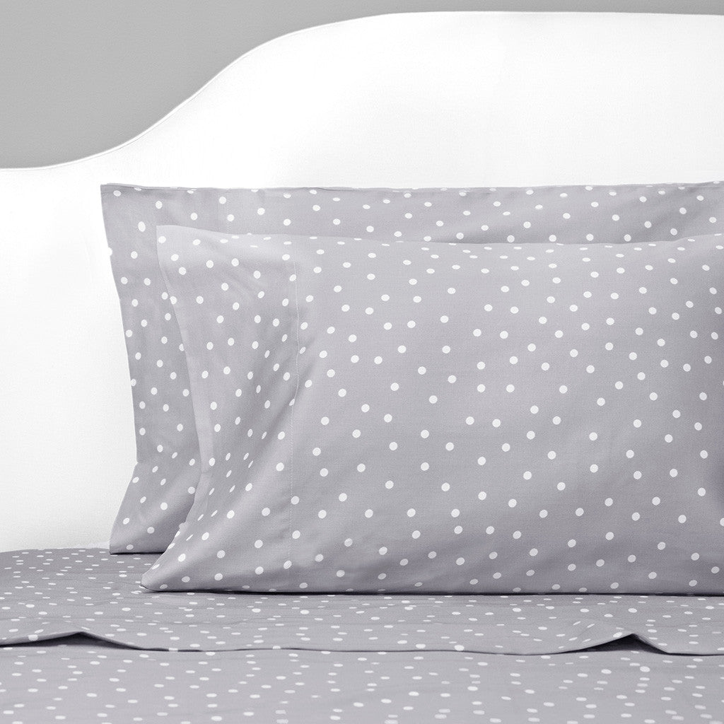 The Grey Polka Dots Sheet Set