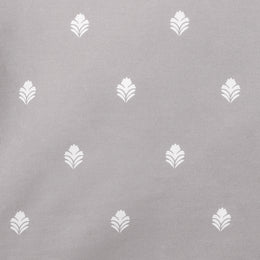 Grey Flora Fitted Sheet