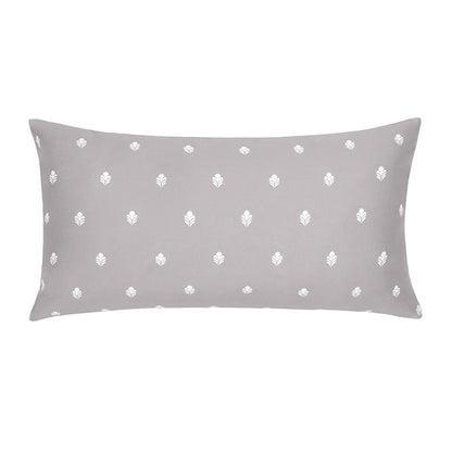 The Grey Flora Throw Pillow