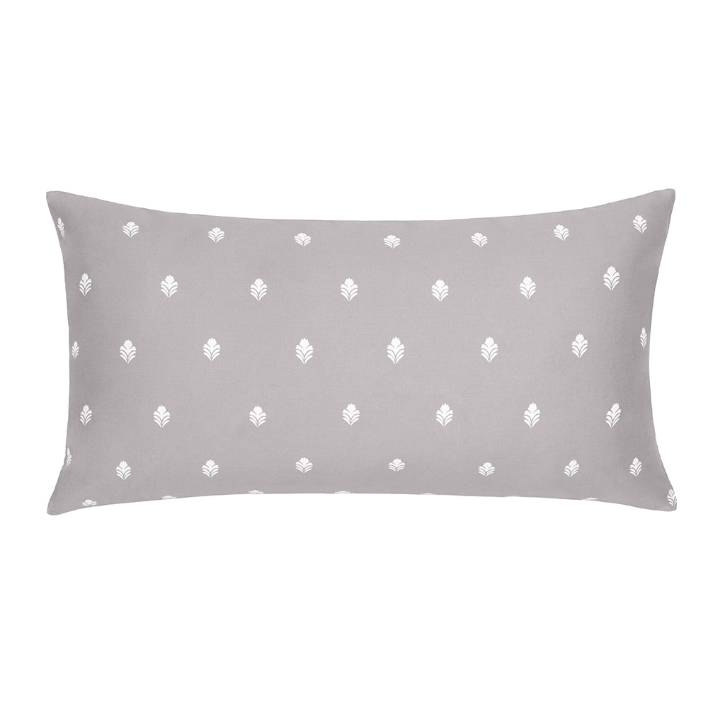 Bedroom inspiration and bedding decor | Grey Flora Throw Pillow Duvet Cover | Crane and Canopy