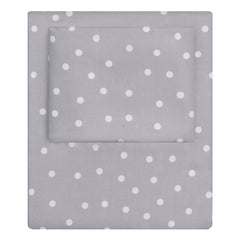 Grey Polka Dot Sheets | The Polka Dots Grey | Crane & Canopy