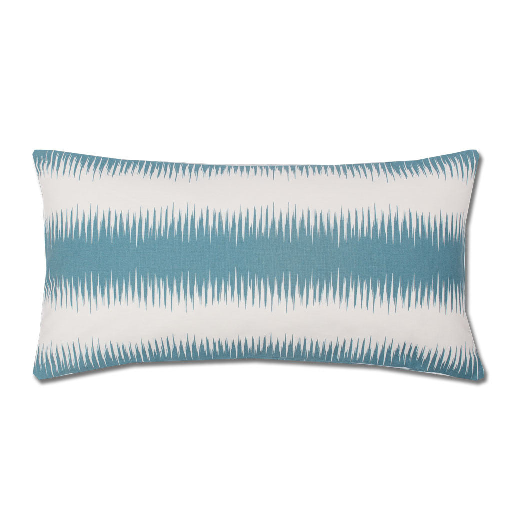 Bedroom inspiration and bedding decor | The Teal and White Rhythm Throw Pillows | Crane and Canopy