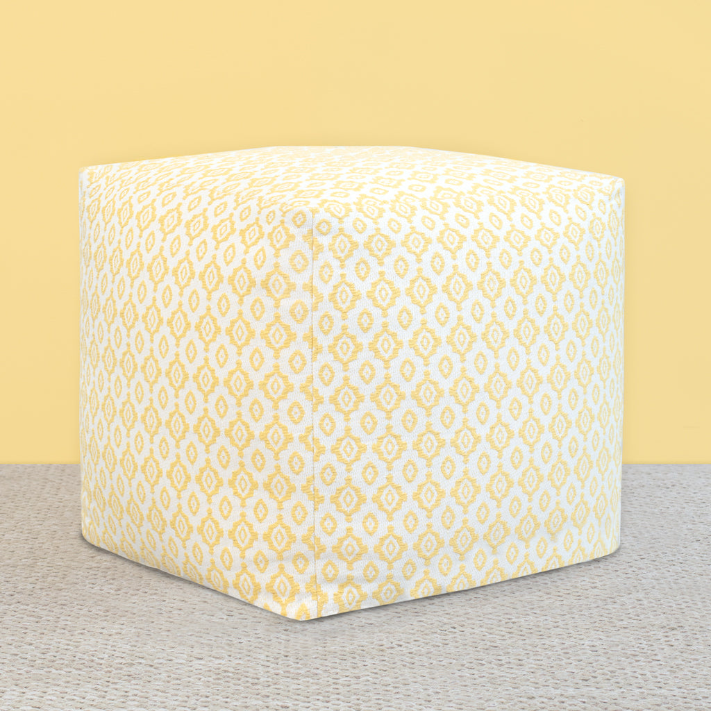 Bedroom inspiration and bedding decor | The Knitted Ikat Diamonds Pouf Duvet Cover | Crane and Canopy