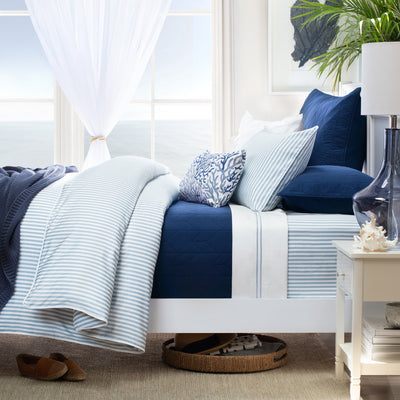 Navy throw pillows for bed on sale