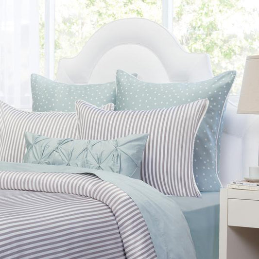 Grey Larkin Sham Pair