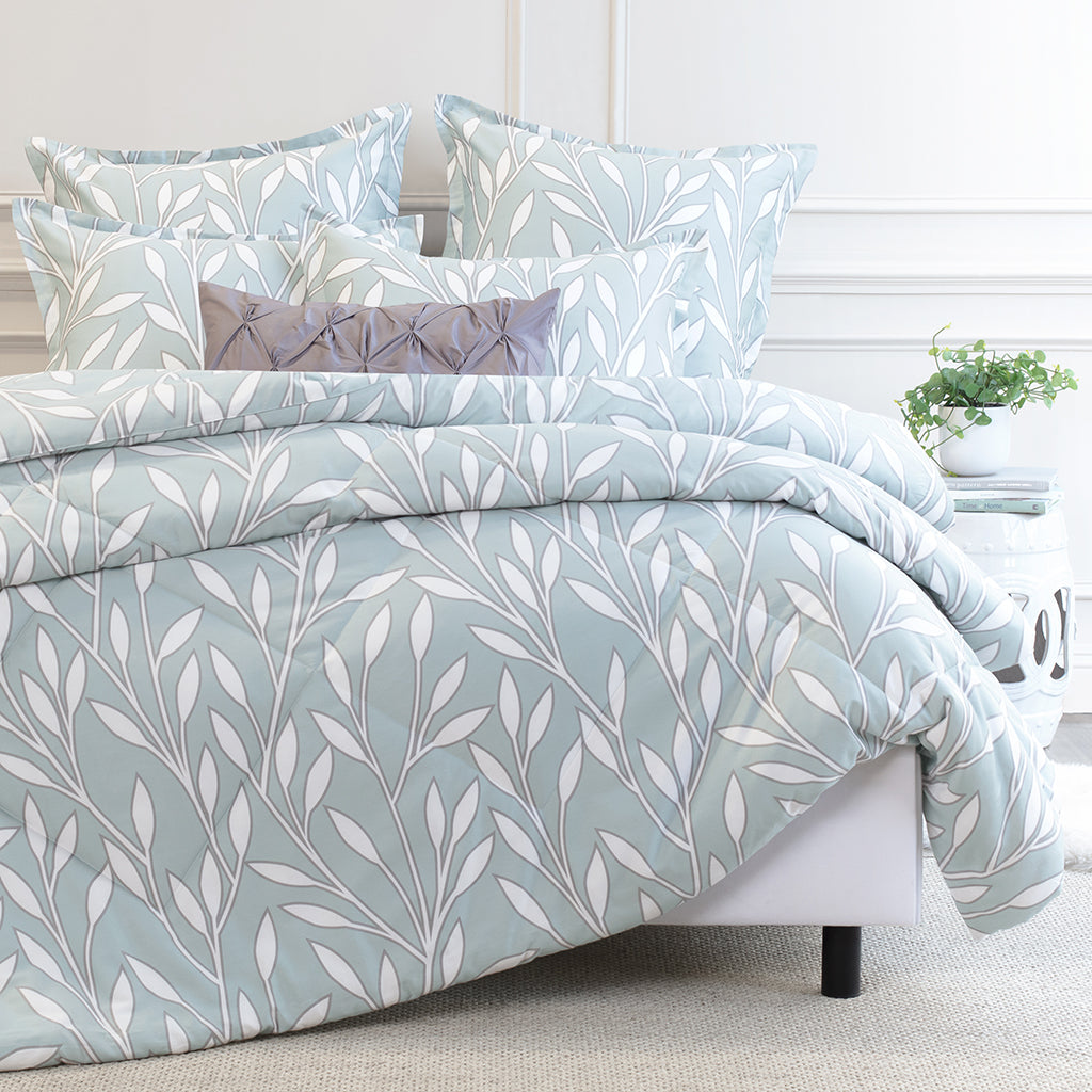 Bedroom inspiration and bedding decor | The Laurel Green Comforter Duvet Cover | Crane and Canopy