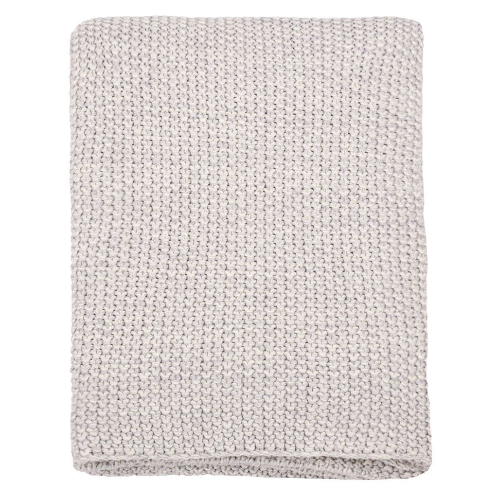 Bedroom inspiration and bedding decor | Light Grey Knotted Throw Duvet Cover | Crane and Canopy
