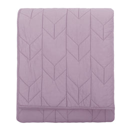 The Chevron Lilac Purple Quilt & Sham