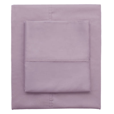 Lilac 400 Thread Count Sheet Set (Fitted, Flat, & Pillow Cases)
