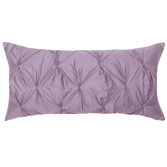 The Lilac Pintuck Throw Pillow