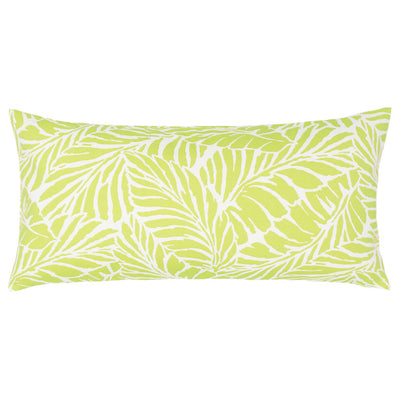 Lime Islands Throw Pillow