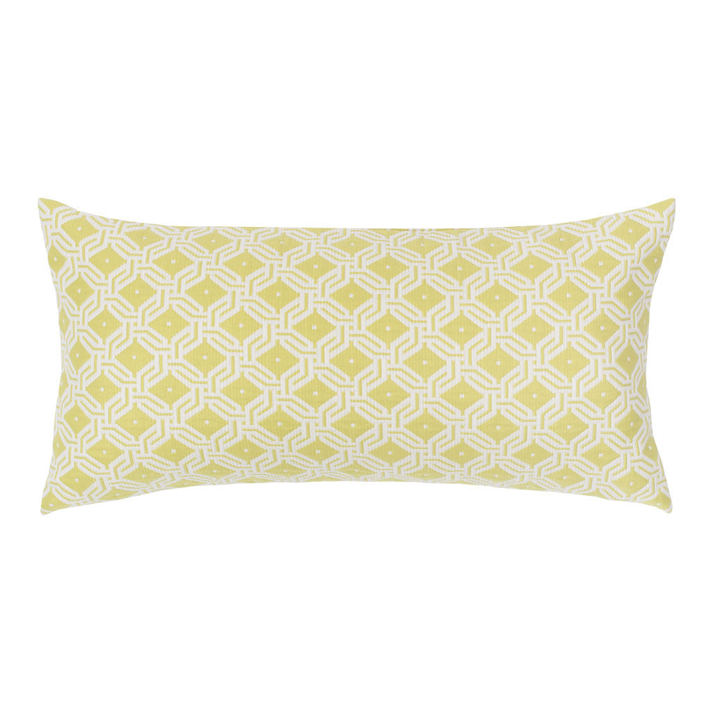 Bedroom inspiration and bedding decor | Lime and White Diamond Circlet Throw Pillow Duvet Cover | Crane and Canopy