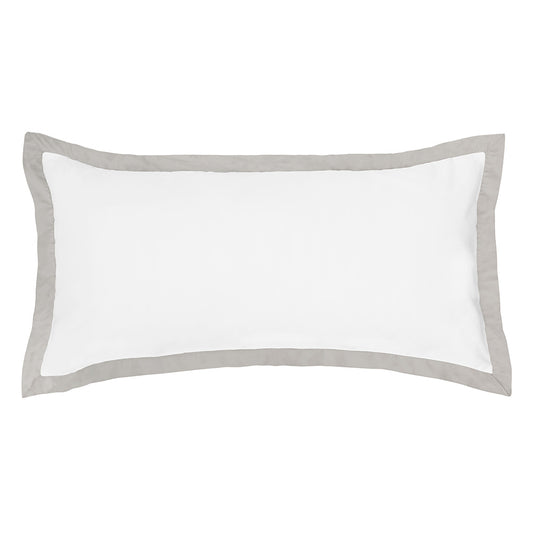 Dove Grey Linden Throw Pillow